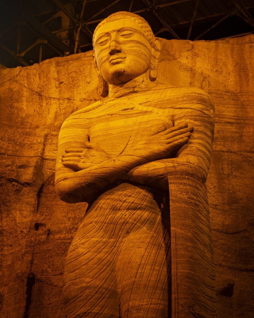 buddha statue, gal viharaya